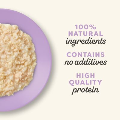 100 % naturliga ingredienser, inga tillsatser, högkvalitativt protein