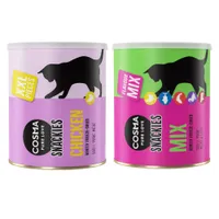 Cosma Snackies Kombi-Paket: XXL Maxi Tube + Maxi Tube - Hühnchen (200 g) +  Mix 5 Sorten (150 g)