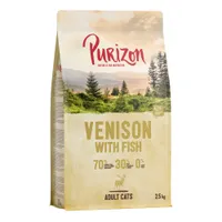 Purizon Adult cerf, poisson - sans céréales pour chat  - 2,5 kg