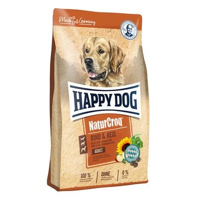 Happy Dog NaturCroq Manzo & Riso Crocchette per cane Set %: 2 x 15 kg