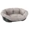 Set aus Ferplast Korb Siesta Deluxe mit Überzug Sofà Tweed beige Grösse 10: L 93,5 x B 68 x H 28,5 cm
