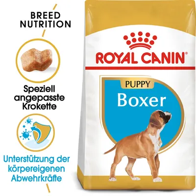 Royal Canin Puppy Boxer. Speziell angepasste Krokette. Unterstützung der körpereigenen Abwehrkräfte.