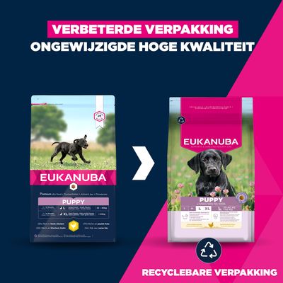 Eukanuba Premium Voeding Puppy Groot & Reuzen ras Kip
