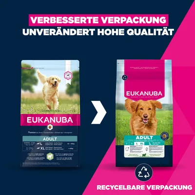 Eukanuba Premium Nutrition Adult Large & Giant Breed Lamm & Reis - 12 kg