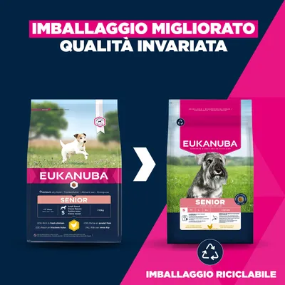 Eukanuba Premium Nutrition Senior Small Breed Pollo - 3 kg