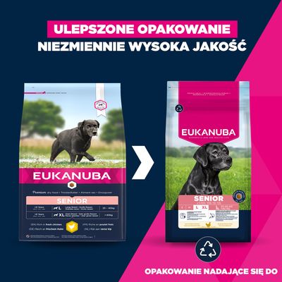 Eukanuba Premium Nutrition Senior Large & Giant Breed, kurczak