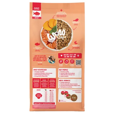 WOW Adult losos - výhodné balení: 2 x 6 kg