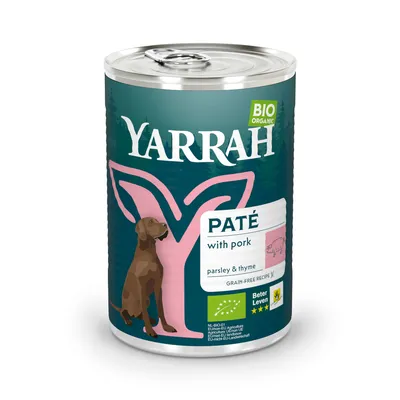 Yarrah Bio Paté con Maiale bio umido per cane - 400 g