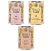 Sparpaket Rosie's Farm Adult 24 x 400 g Mix 1 (Huhn & Truthahn, Rind, Lamm)