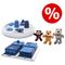 Sparset! Trixie Dog Activity Flip Board + Poker Box + KONG WildKnots Bears Set: Flip Board + Poker Box + WildKnots Bears