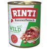 RINTI Kennerfleisch 12 x 800 g Alimento umido per cani Selvaggina