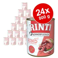 RINTI ínyenceknek gazdaságos csomag 24 x 800 g - Junior mix: marha + csirke
