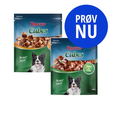 Blandet prøvepakke: Rocco Cubes Mix: And & Kylling