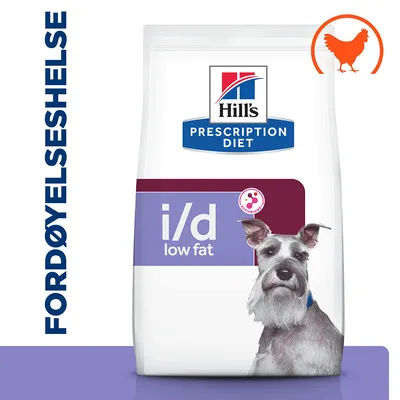 Hill's Prescription Diet i/d Low Fat Digestive Care med kylling