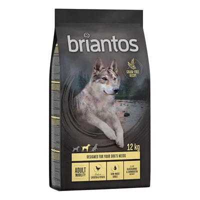 Briantos Adult Mobility poulet, pommes de terre - SANS CÉRÉALES pour chien - 12 kg