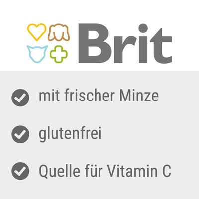 Brit. Mit frischer Minze, glutenfrei, Quelle für Vitamin C.