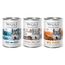 Wolf of Wilderness Adult Single Protein 6 x 400 g Pack mixto: pescado, pollo y cerdo