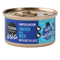 Cosma Asia zimní edice: kuře s kachnou - 6 x 85 g 