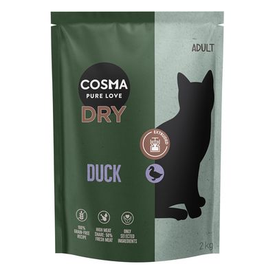 Cosma Extruded pato pienso para gatos 2 kg