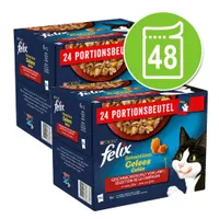 Felix Sensations aszpikban 48 x 85 g - Vegyes csomag