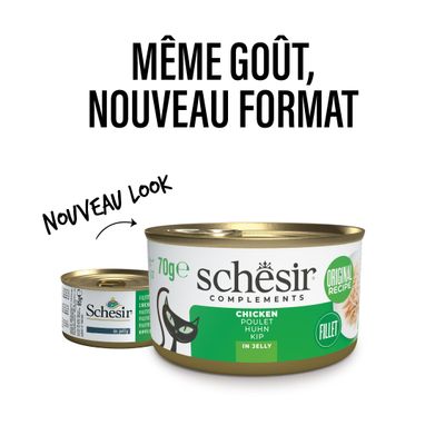Schesir Compléments en gelée 6 x 70 g pour chat