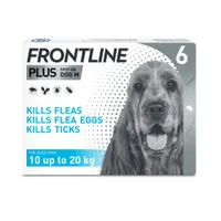 FRONTLINE® Plus Spot On for Dogs - M (10-20kg) - 6 pipettes x 1.34ml