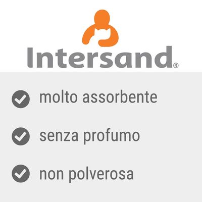 Intersand, molto assorbente, senza profumo, non polverosa