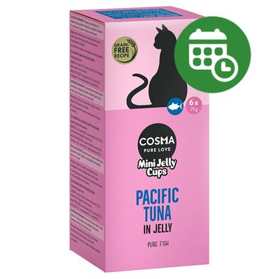 30% reducere! Cosma Mini Jelly Cups 2 x 6 x 25 g