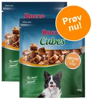 Blandet prøvepakke: Rocco Cubes - Mix: And & Kylling