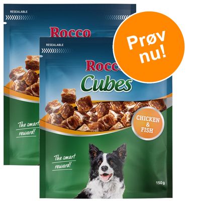 Blandet prøvepakke: Rocco Cubes Mix: And & Kylling