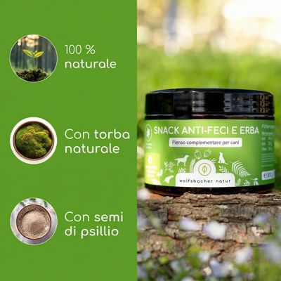 Wolfsbacher Natur Snack contro Coprofagia e Picacismo