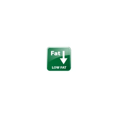 Fat, LOW FAT με βέλος προς τα κάτω (αγγλικό κείμενο στην εικόνα)