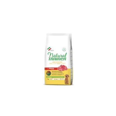 Natural Trainer Adult Small & Toy met Rundvlees - Dubbelpak: 2 x 7 kg