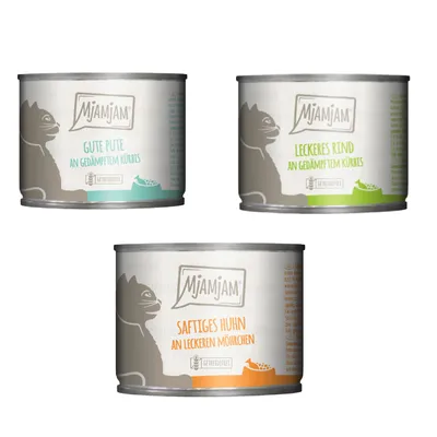 Kombi-Paket MjAMjAM 36 x 200 g - Mixpaket 1 (3 Sorten)