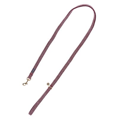 Nomad Tales Calma Hundeleine, burgundy 120 cm lang, 15 mm breit, mit Handschlaufe