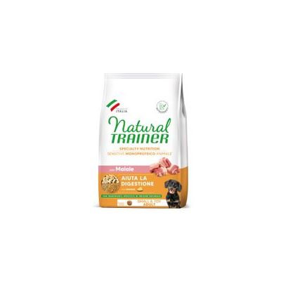 Natural Trainer Sensitive No Gluten Adult Small Enkelvoudig Eiwit met Varkensvlees