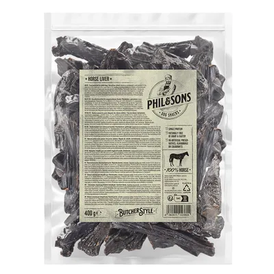 Phil & Sons, wątróbka z konia - 400 g Phil & Sons, wątróbka z konia - 400 g