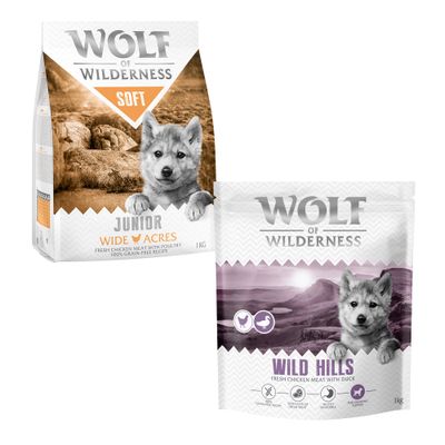 Little Wolf of Wilderness Wild Hills Junior, 100% grain-free recipe, 1 kg. Narancssárga kör: Próbálja ki!