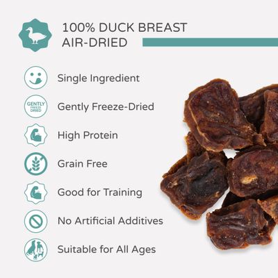 thrive ProReward Duck Dog Treats - dog snacks - Saver Pack: 3 x 60g