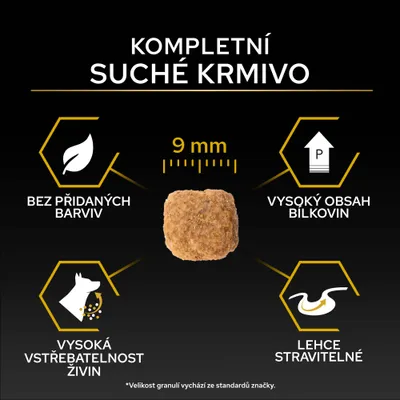 Kompletné suché krmivo, veľkosť granúl 9 mm, bez farbív, vysoký obsah bielkovín, vysoká vstrebateľnosť živín, ľahko stráviteľné. Kompletné suché krmivo, veľkosť granúl 9 mm, bez farbív, vysoký obsah bielkovín, vysoká vstrebateľnosť živín, ľahko stráviteľné.