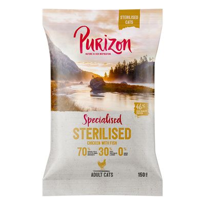 Purizon Adult Sterilised piletina i riba - bez žitarica 150 g