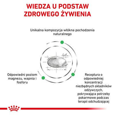 Wiedza u podstaw zdrowego żywienia: unikalna kompozycja włókna naturalnego, odpowiedni poziom magnezu, wapnia i fosforu, receptura na potrzeby podczas terapii odchudzającej.