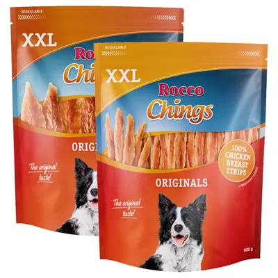 Rocco Chings XXL Pack - 2 x 900 g Mix (Hühnerbrust getrocknet & Streifen)