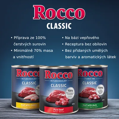 Rocco Classic Pork 6 x 400g - kuřecí a telecí