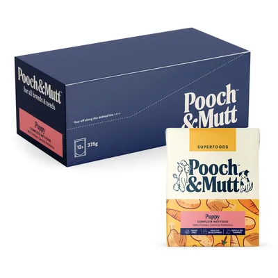 Pooch and Mutt Wet Puppy Food - Chicken & Vegetables - Multibuy: 24 x 375g