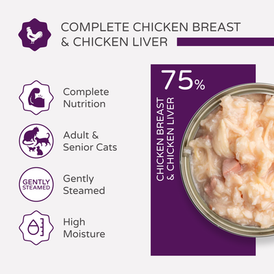 thrive Complete Saver Pack 24 x 75g - cat wet food - Chicken Breast & Chicken Liver