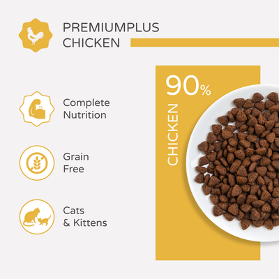thrive PremiumPlus Dry Cat Food - Chicken - 1.5kg