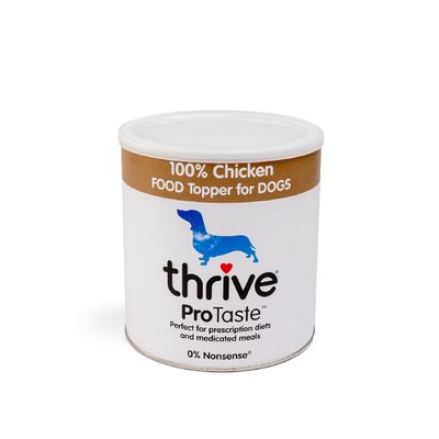 thrive ProTaste 100% Chicken Food Topper for Dogs 170g