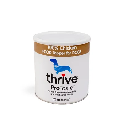 thrive ProTaste 100% Chicken Food Topper for Dogs - 170g thrive ProTaste 100% Chicken Food Topper for Dogs - 170g