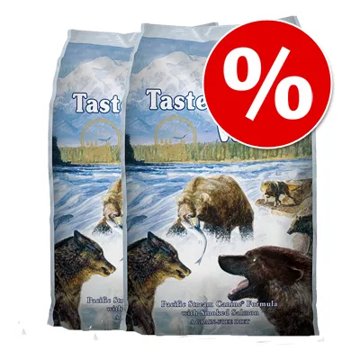 Økonomipakke: 2 x 12,2  kg Taste of the Wild